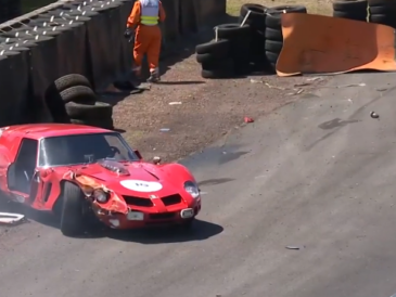 Accident Ferrari 250 GTO
