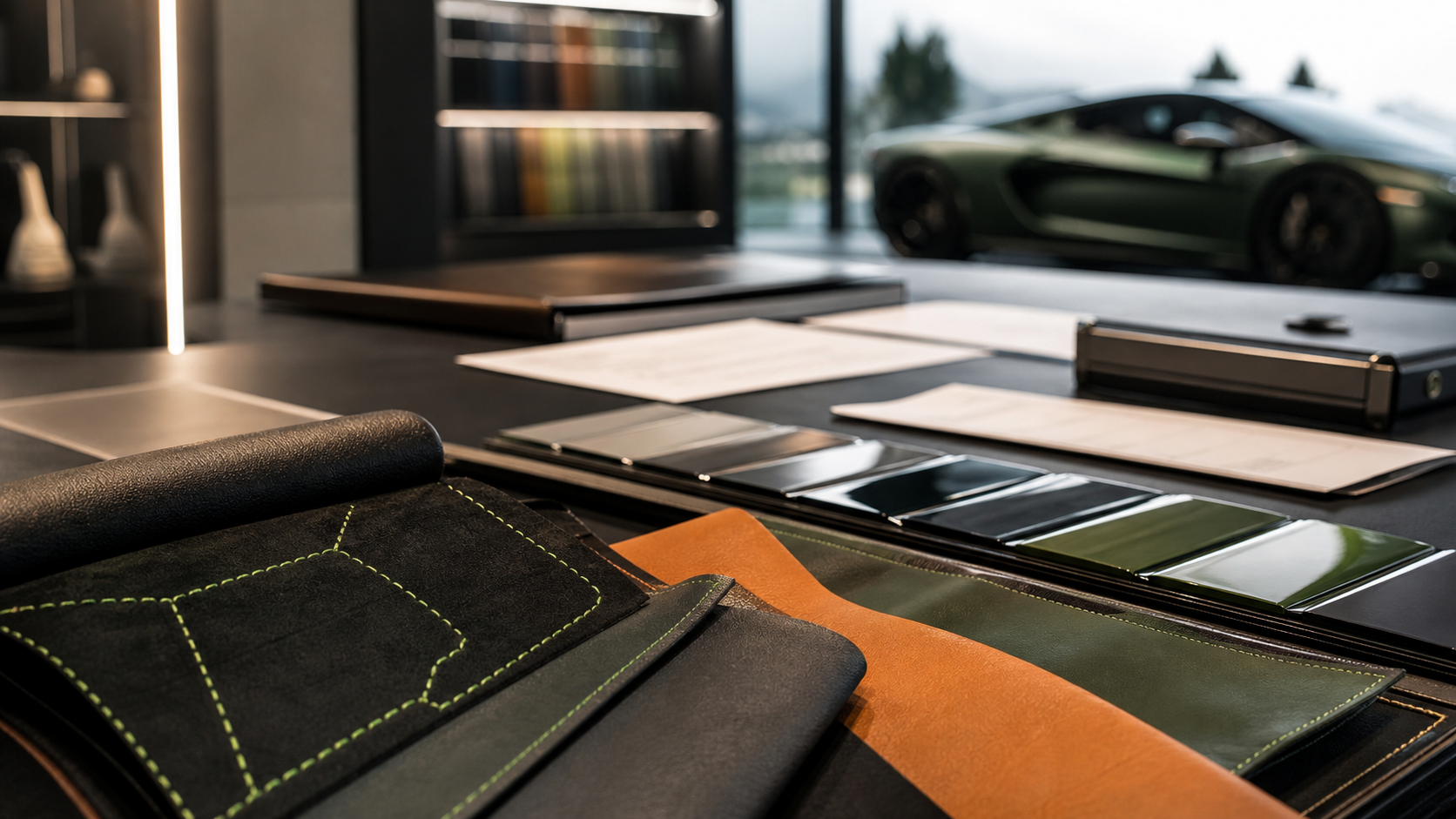 Échantillons de configuration pour une supercar hybride Lamborghini générique