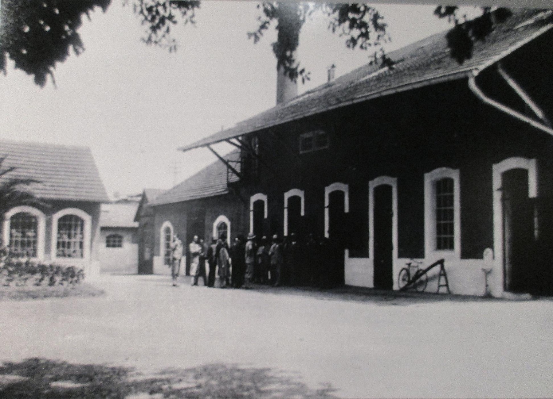 Vue historique du site industriel Bugatti à Molsheim