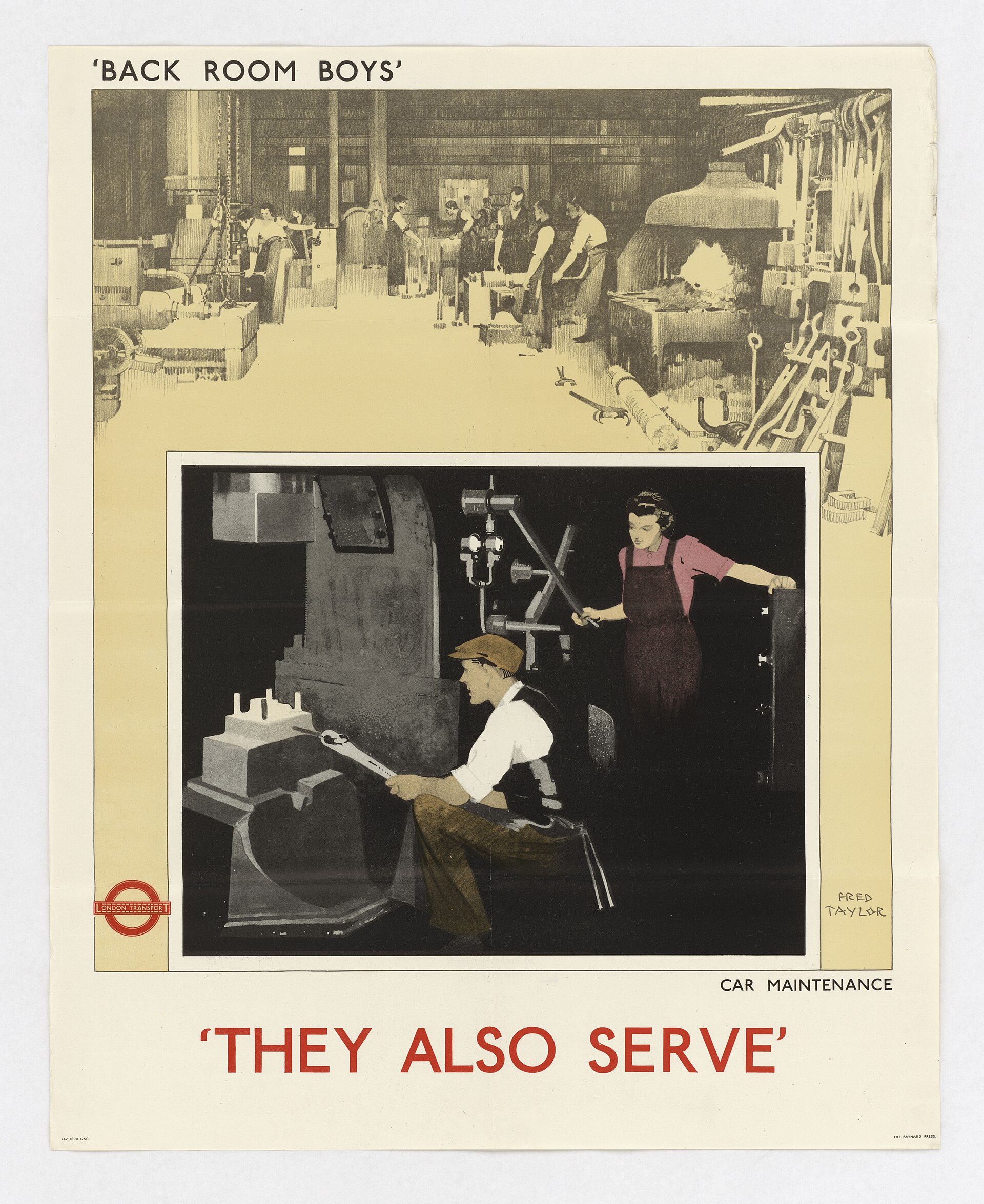 Affiche historique consacrée à la maintenance automobile