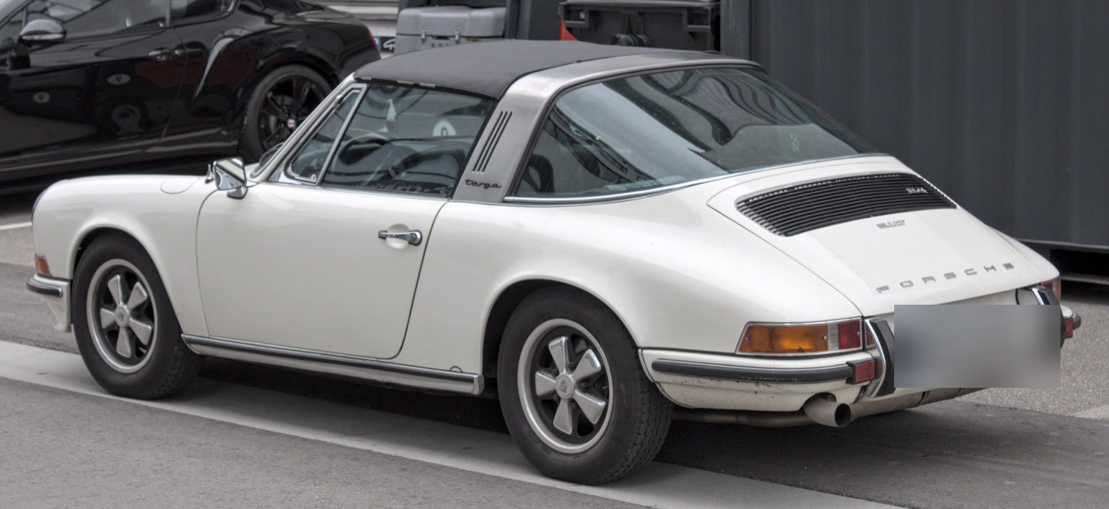 Porsche 911 Targa ancienne photographiée en Allemagne