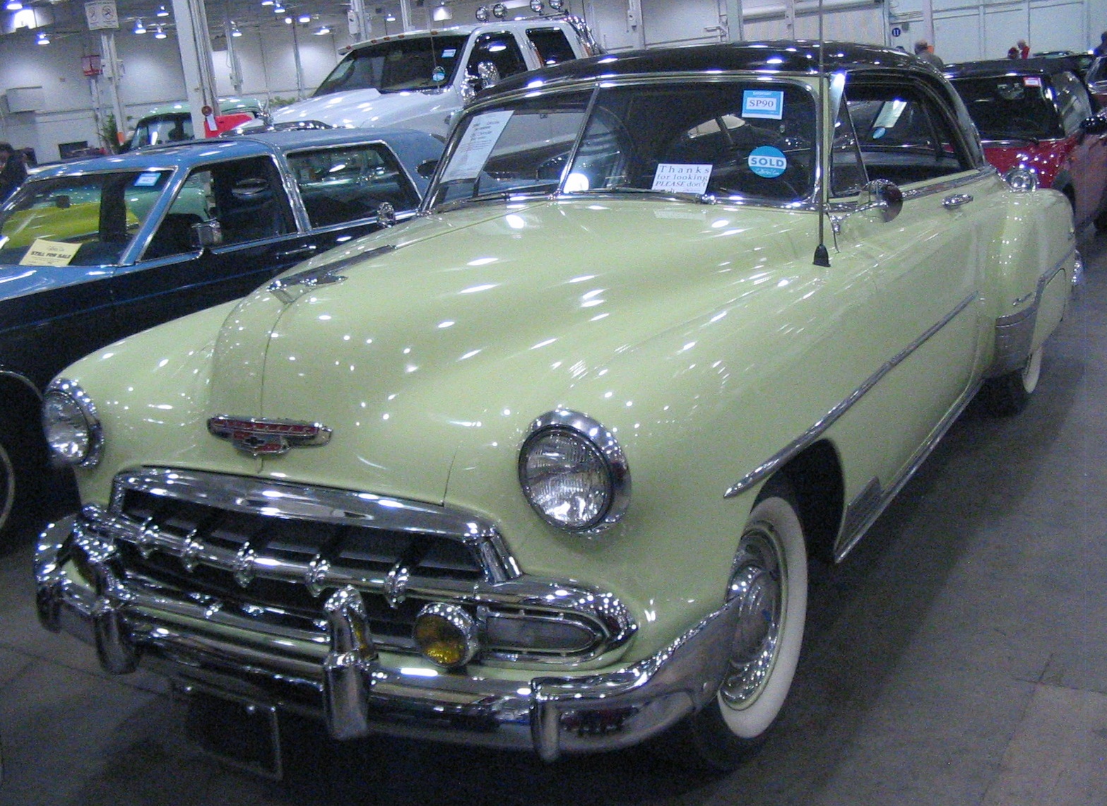 Chevrolet Bel Air de collection présentée lors d’une vente automobile