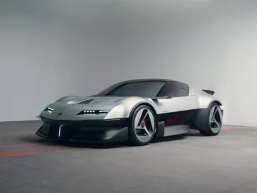 Nouvelle Alpine A310 VISION 2026 vue de trois-quarts avant