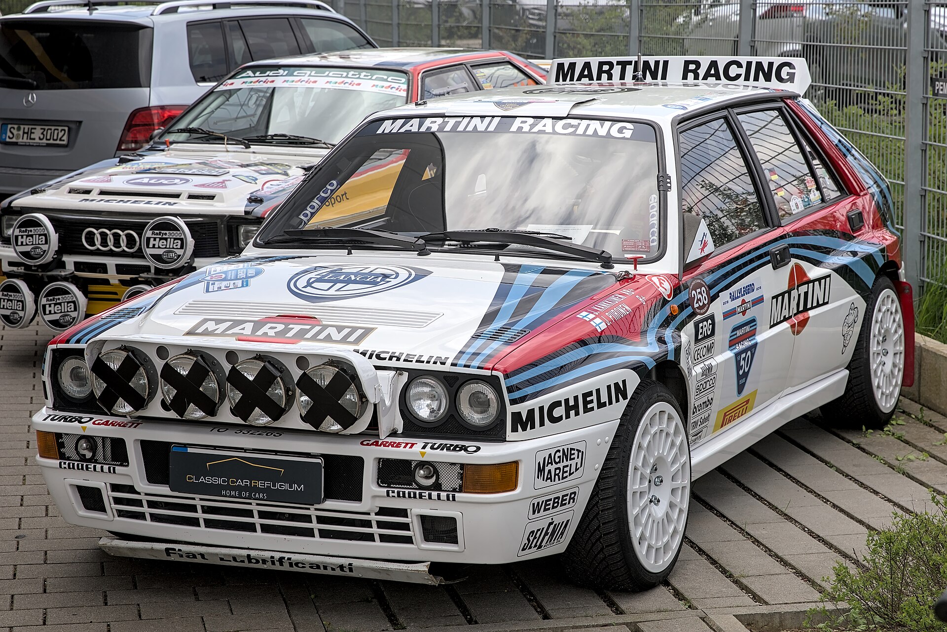 Lancia Delta HF Integrale Evoluzione en configuration Groupe A